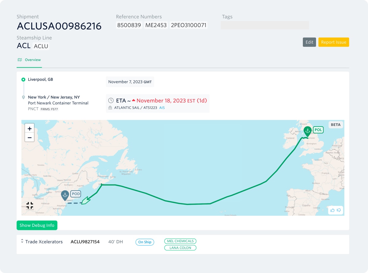 Hapag-Lloyd site vs Terminal49